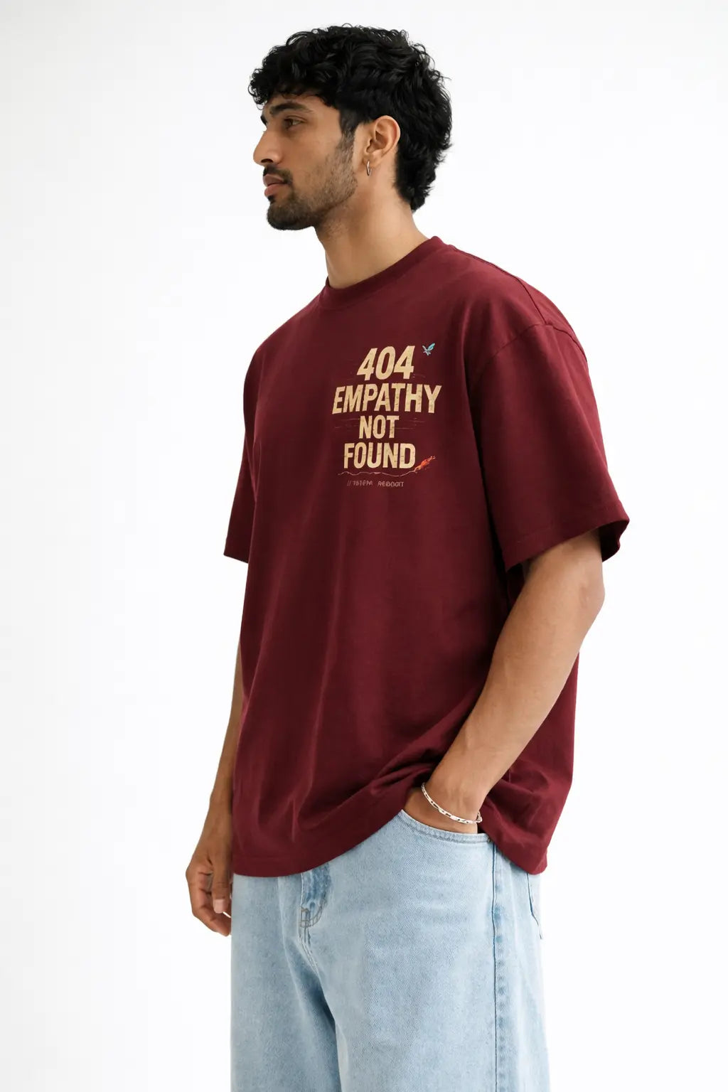 Broken Systems T Shirt – 404 Empathy Not Found | Maxedoutt