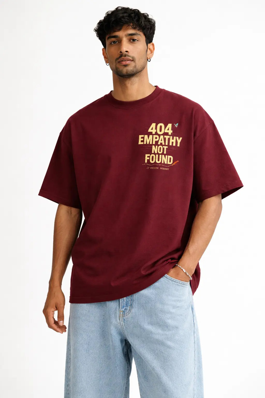 Broken Systems T Shirt – 404 Empathy Not Found | Maxedoutt