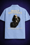 no backup system shirt back print astronaut built different graphic