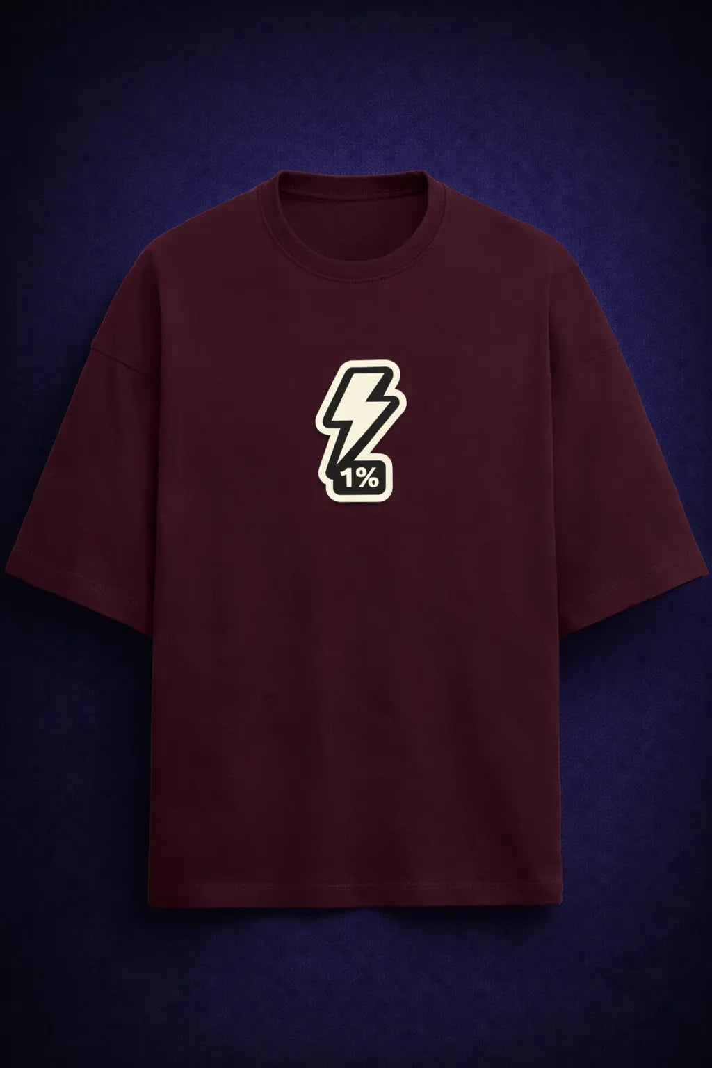 Last Warning T Shirt front view oversized streetwear minimal design