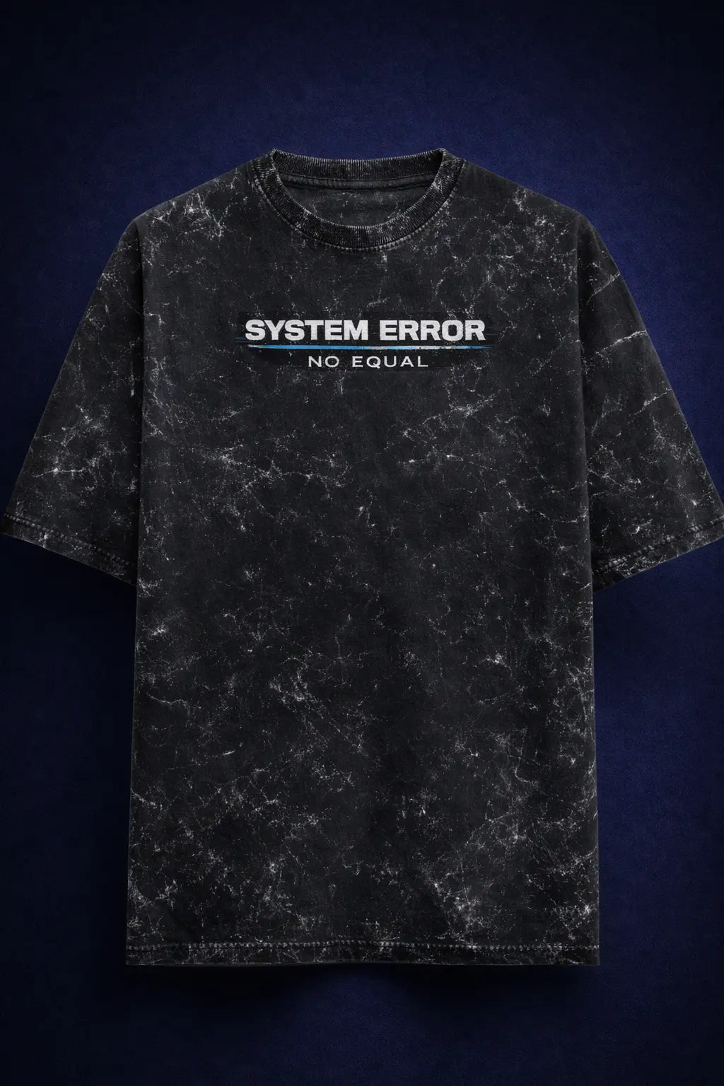 built different t shirt front system error no equal acid wash oversized